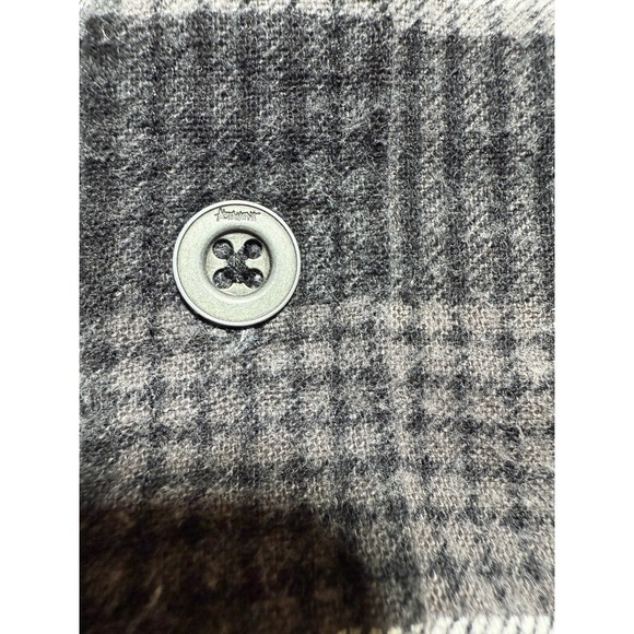 Altamont Andrew Reynolds Workwear Shacket Lined Plaid Flannel Mens Medium Gray - Picture 10 of 11